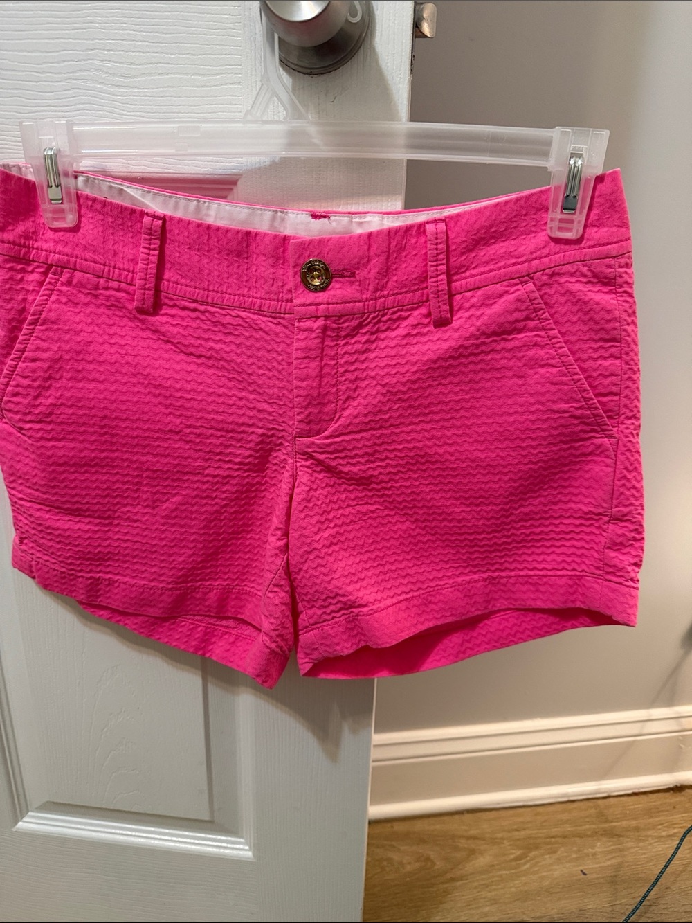 Lilly Pulitzer Hot Pink Textured Shorts